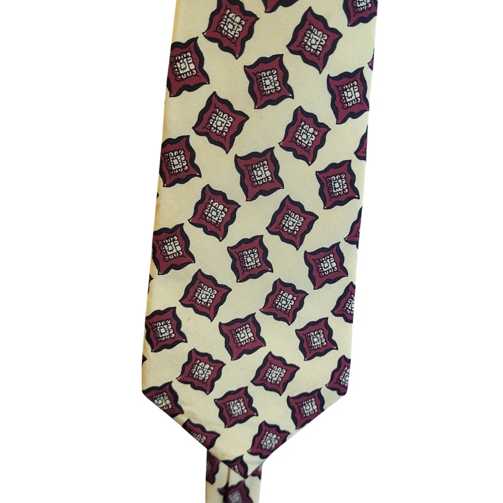 Polo Ralph Lauren Men's Silk Tie Multicolor Geometric Designer Formal Business